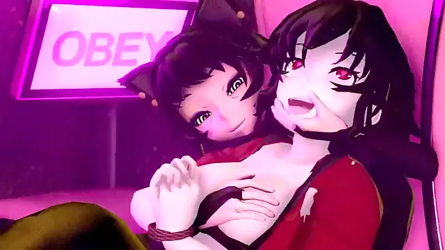 3D Hd Hentai'a 0, Animowane, Lesbijki Anime, Stopy Kompilacja, Lesbijki Compilation, Stopy Lesbijki