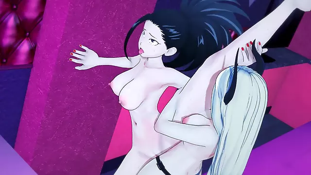Hentai Spiele, Anime 3D Porno Lespen, Großer, Big Strapon Lesben, Lesben Strapon, Madchen, Zeichentrick Lesbians Sex