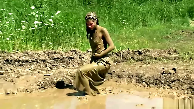 Mud Bath Long Dress Girl Formalwam