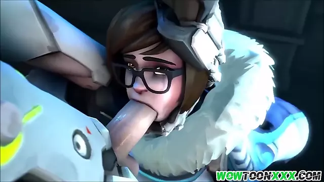 Overwatch intimacy with Dva double penetration