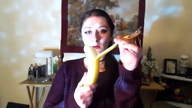 Banana Eating/Smoking/Anal Play